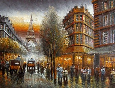 Eugene Galien Laloue-paris-street-painting-commercial-quality