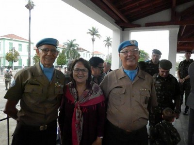 Deputada Jô Moraes participa de evento em homenagem a soldados brasileiros que participaram de missões de paz da ONU. Créditos: Reprodução