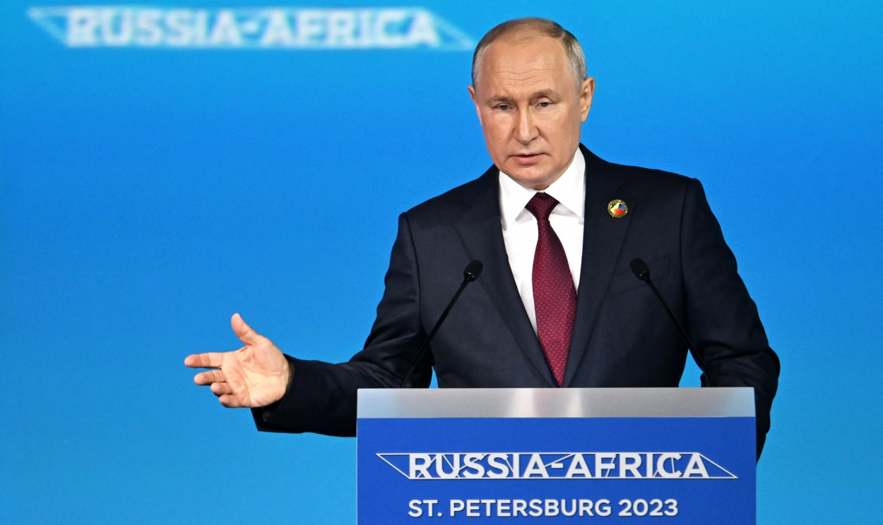 Durante discurso na Cúpula Rússia-África, líder russo reforçou denúncia sobre o pacto: Etiópia, Sudão, Somália, entre outros, receberam "menos de 3%" dos cereais