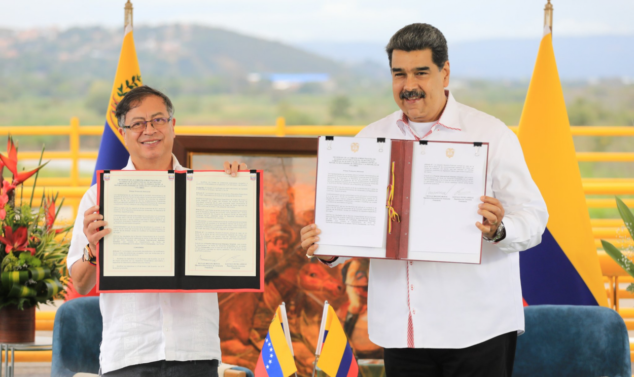 Nos últimos meses, Petro e Maduro tem reconstruído relações históricas e cooperação entre ambos os países após anos de hostilidades