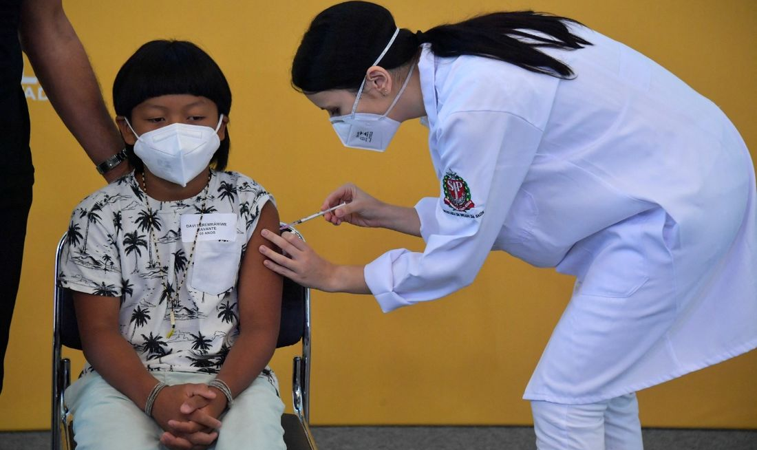 “Se tivéssemos começado a campanha quando a Anvisa liberou, já teríamos todas as crianças vacinadas", disse Doria, alfinetando Jair Bolsonaro