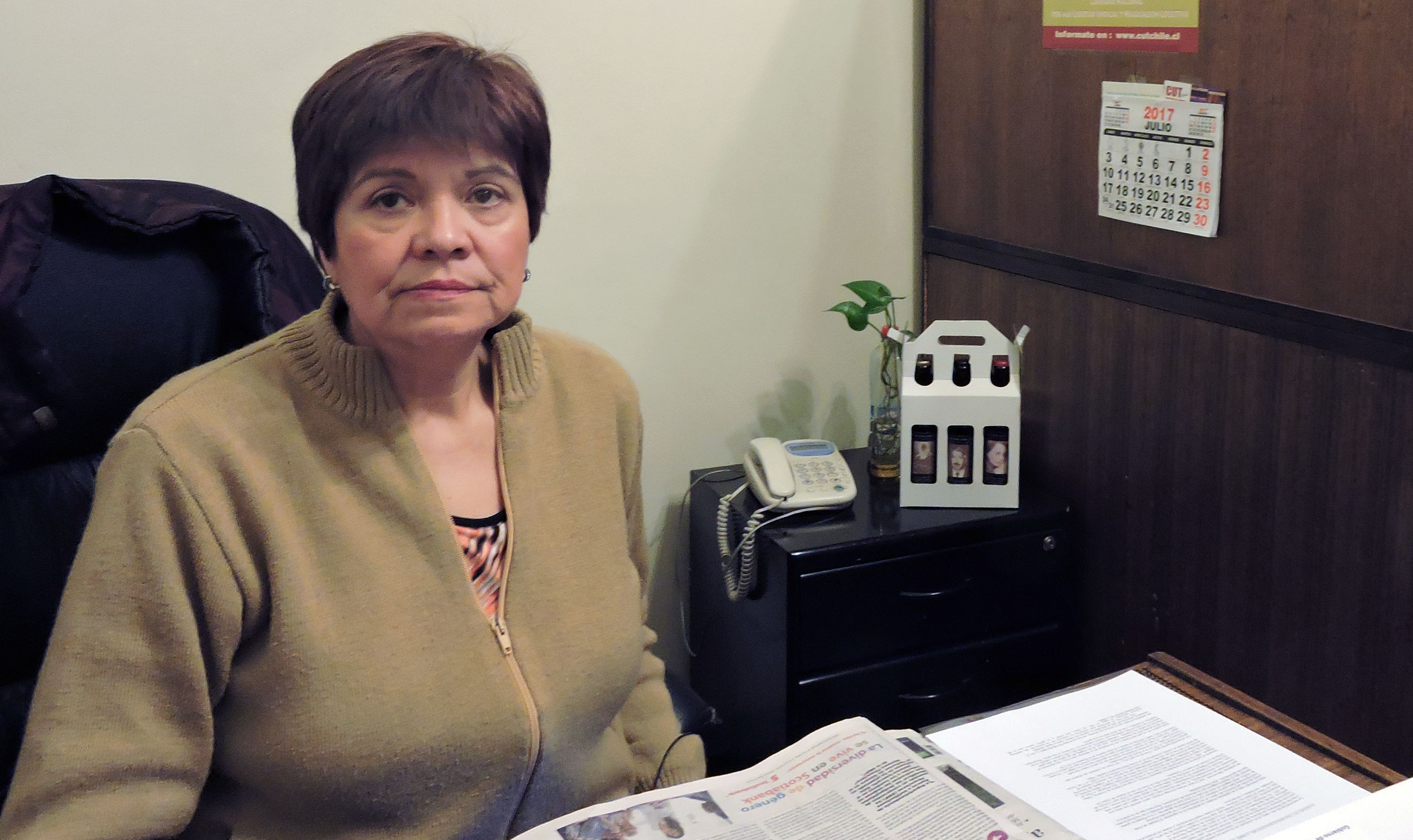 “Para receber aposentadoria integral, precisaríamos trabalhar até os 120 anos”, denunciou Amália Pereira, vice-presidente da CUT-Chile