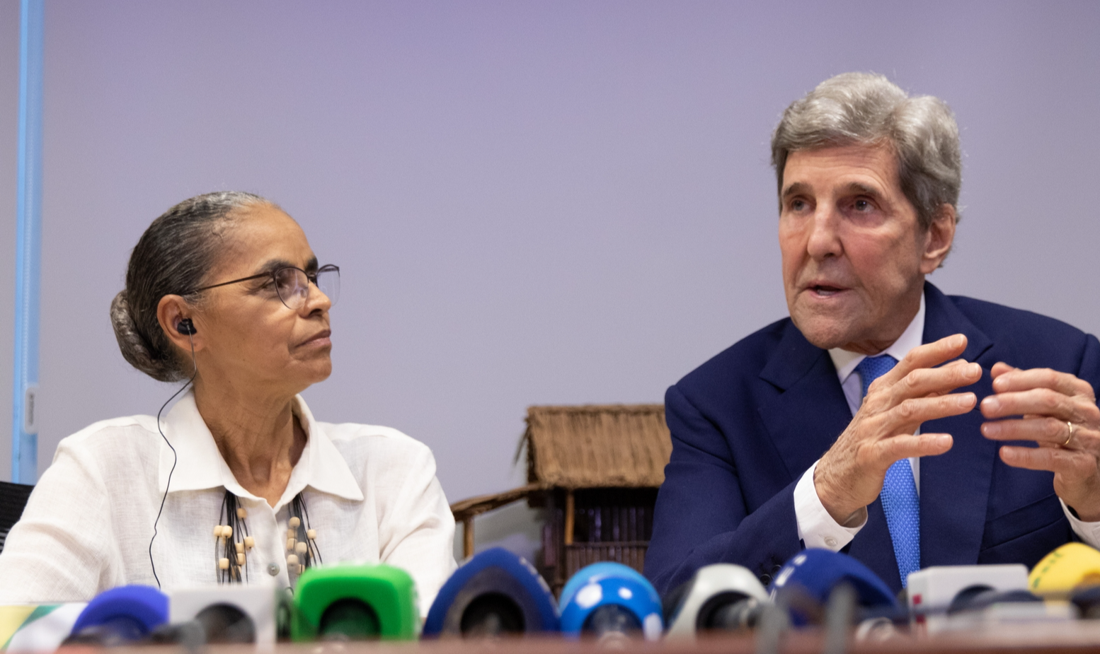 Segundo Marina Silva, a visita de John Kerry foi um “desdobramento” do encontro entre os presidentes Luiz Inácio Lula da Silva e Joe Biden