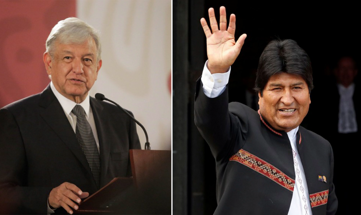 Com a ação de militares e policiais amotinados, articulados com a direita política boliviana, ex-presidente Evo Morales foi obrigado a renunciar, logo após sua eleição, em 2019