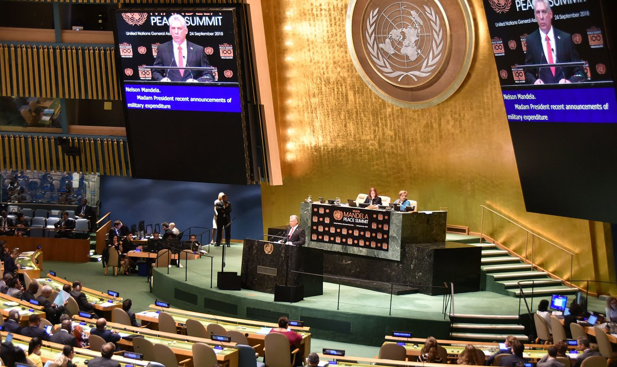 A Assembléia Geral da ONU aprovou uma nova resolução de condenação universal do bloqueio estadunidense imposto a Cuba desde 1961