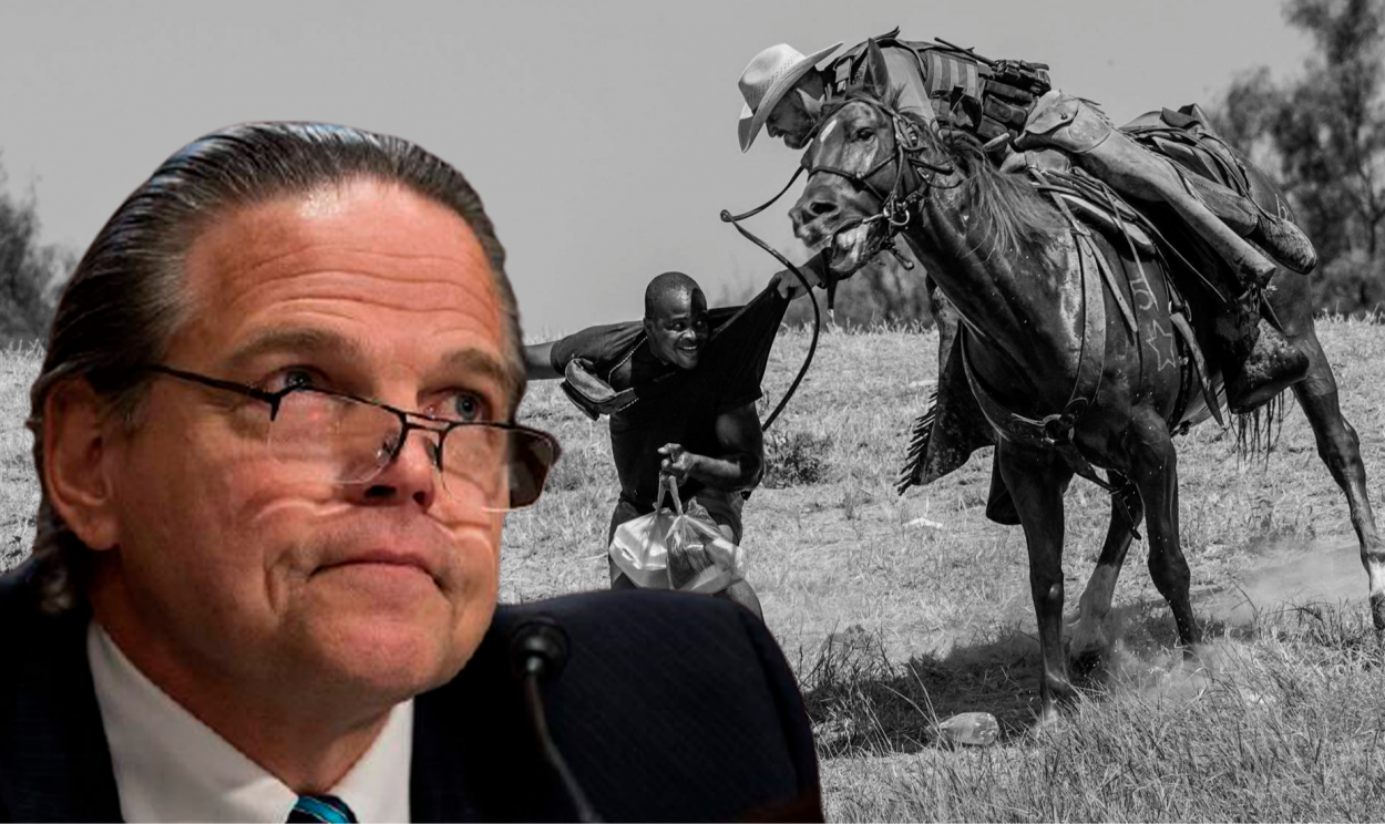 A imagem de agentes da Patrulha a cavalo com chicotes perseguindo haitianos no Texas provocou condenações do manejo migratório na gestão Biden