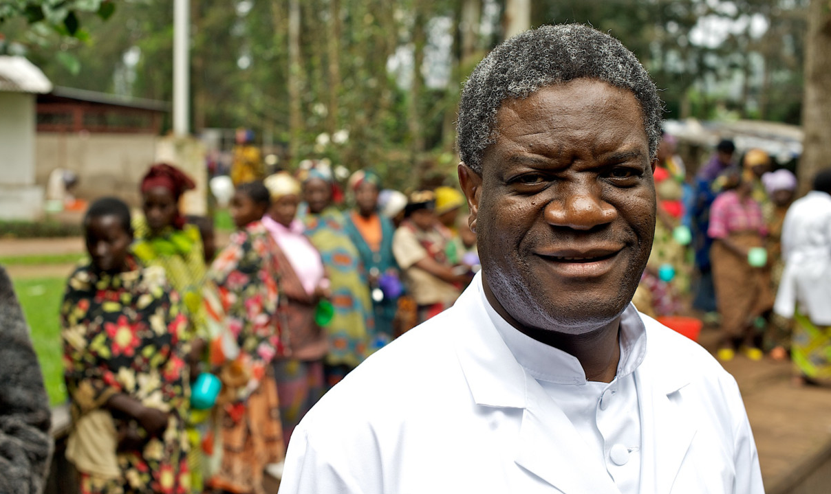 Denis Mukwege, ginecologista congolês, dedicou prêmio a todas as vítimas de violência sexual ocorridas em diversas regiões de conflitos por todo o mundo