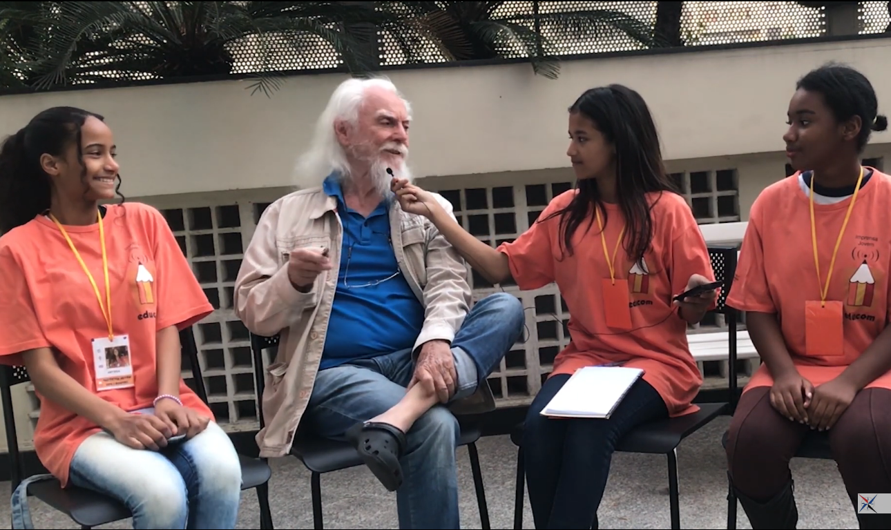 Alunas do Imprensa Jovem entrevistaram o editor da revista Diálogos do Sul Paulo Cannabrava Filho, para falar sobre importância de pensar a cidade e preservar o meio ambiente