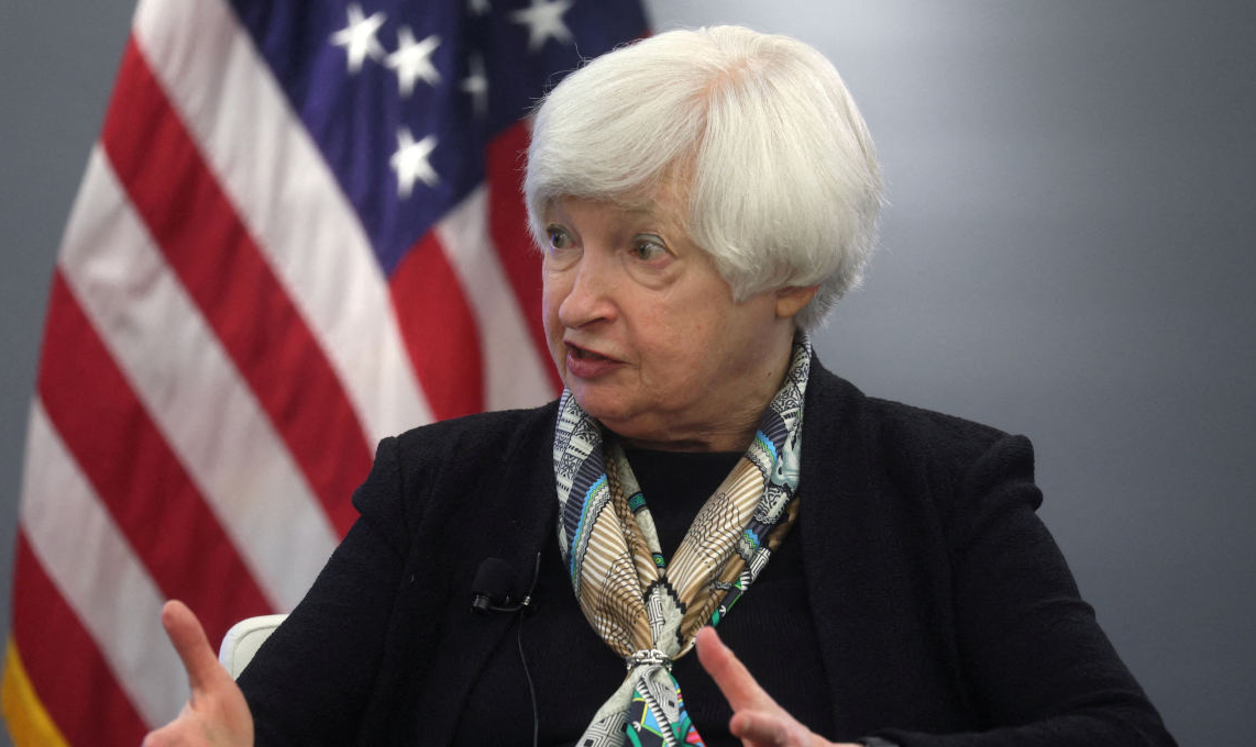 Janet L.Yellen, secretária do Tesouro de Biden, afirmou ainda comandar mais da metade da economia mundial e que diz o que pode ou não ser feito na Europa