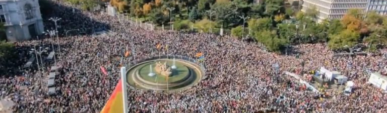 Com mais de 1 milhão de pessoas, protestos em Madri lutam contra privatização da Saúde