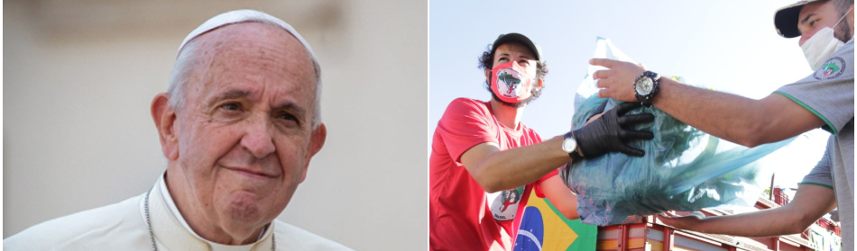 “Deus ama quem dá com alegria”: Papa Francisco agradece cestas do MST