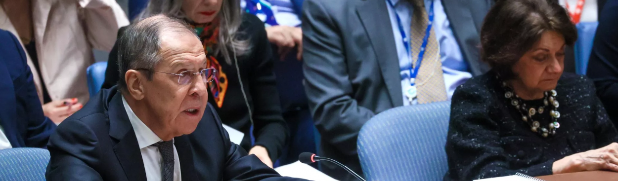 Lavrov na ONU: Ninguém permitiu que o Ocidente falasse em nome de toda humanidade