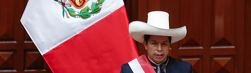 Presidente peruano, Pedro Castillo, renuncia ao partido Peru Livre após intensa crise interna