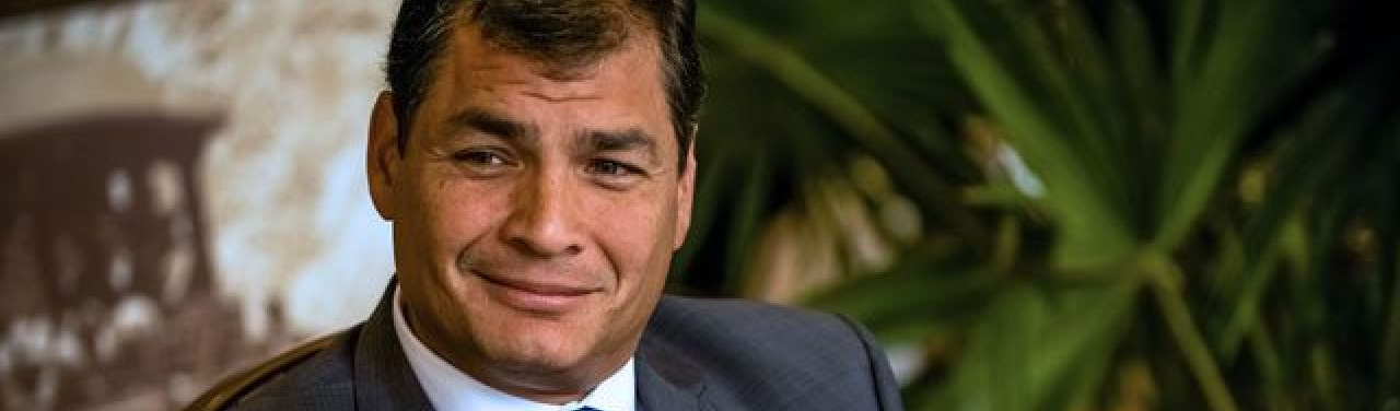 Rafael Correa alerta sobre prisões e perseguição política no Equador