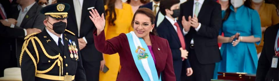 Ao tomar posse, Xiomara Castro declara Honduras um país socialista e democrático