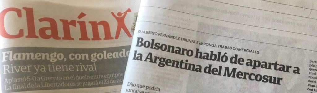 Eleições 2019: Mídia argentina usa Jair Bolsonaro para amedrontar eleitores