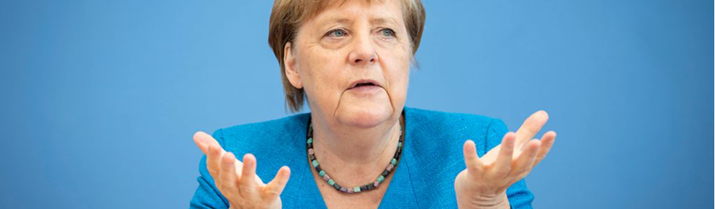 Cada país tem o líder que merece? Merkel esquece a máscara e gera polêmica nas redes