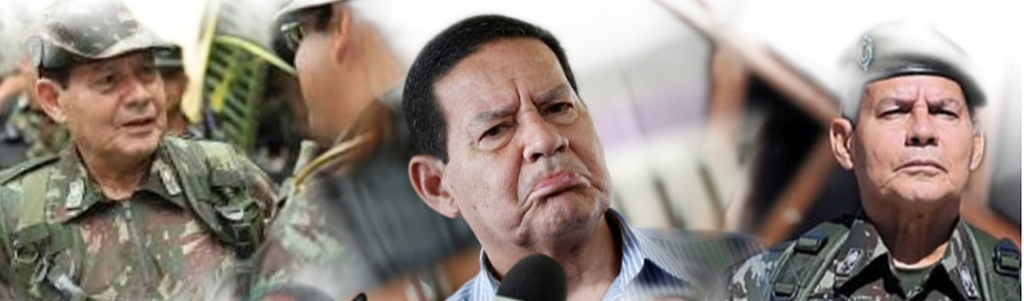 Mais ressentido, autoritário e insano que Jair, Mourão publica rascunho de um possível AI-6