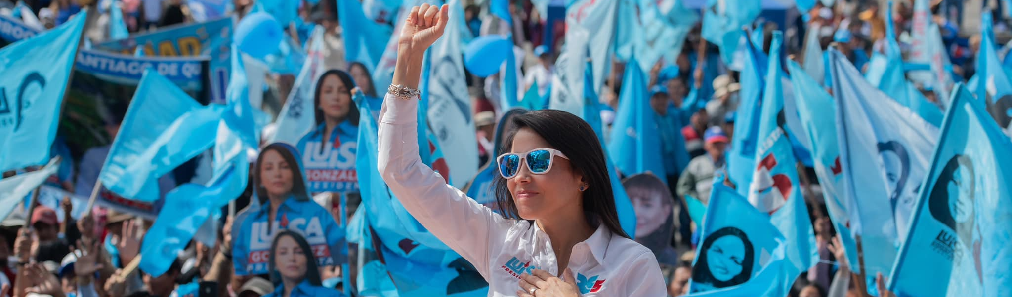 Luisa bate nos bancos, defende Estado e sai vitoriosa do debate presidencial no Equador