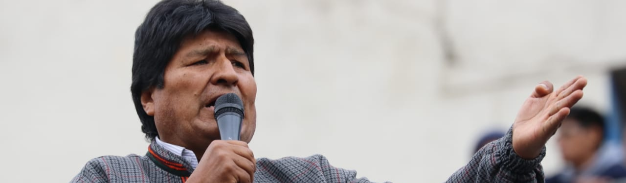Evo Morales reúne multidão em comício contra ameaça de golpe na Bolívia