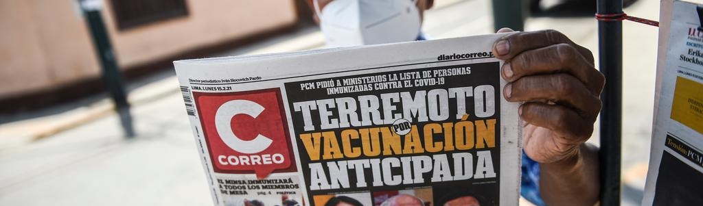 Amostra Grátis: Vacinação ilegal que derrubou ministros no Peru seriam "doses de cortesia"