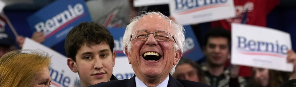 Sanders ganha força como líder democrata ao consolidar primeiro lugar em New Hampshire