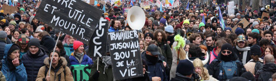 Unidade sindical é peça-chave dos protestos contra reforma previdenciária na França