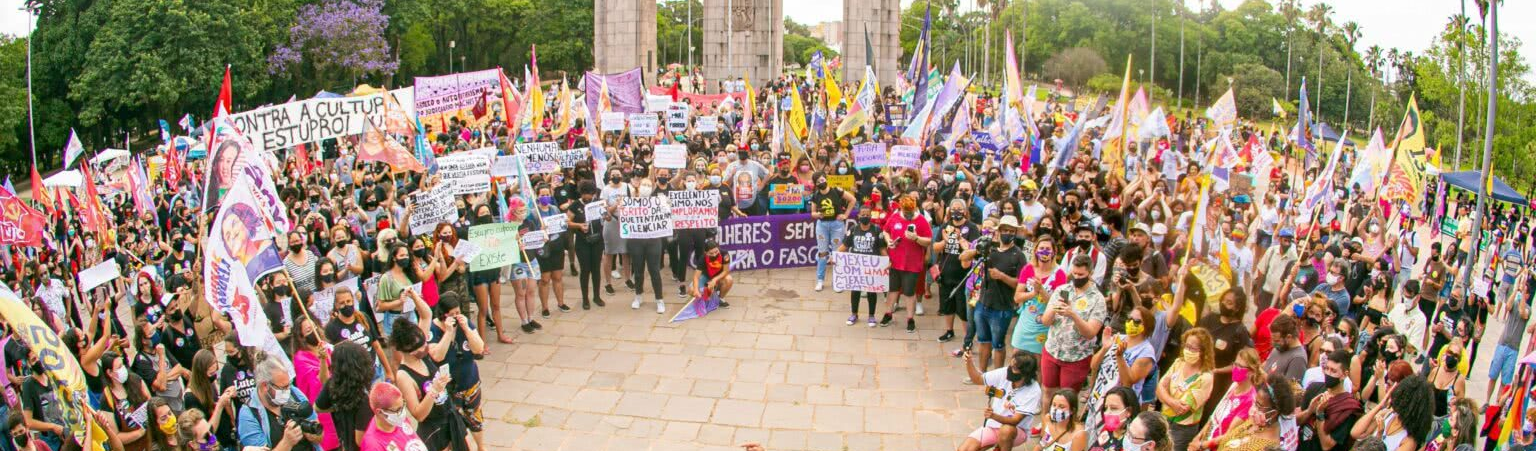 Porto Alegre: Centenas vão às ruas por justiça para Mari Ferrer e fim da cultura do estupro