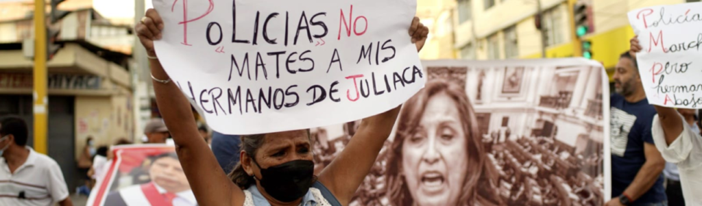 46 vidas: após destituição de Castillo, Governo de Boluarte mata mais de 1 peruano por dia