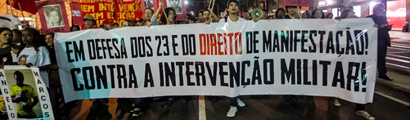 Condenados em protestos de 2013 denunciam criminalização de mobilizações populares