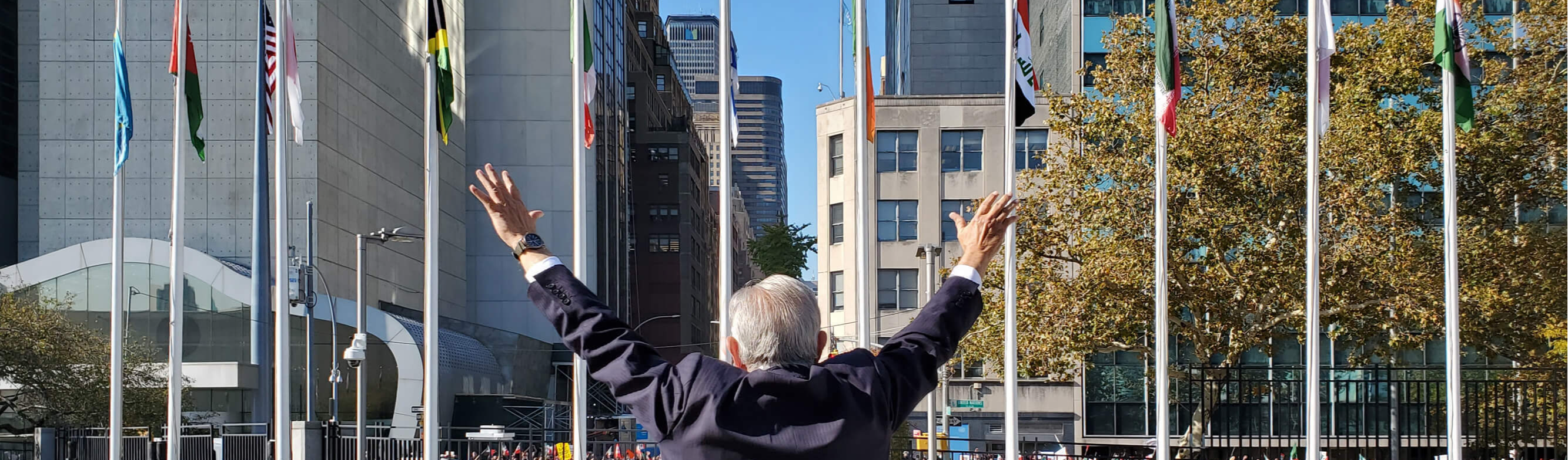 López Obrador é recebido com entusiasmo nos Estados Unidos, onde preside Conselho de Segurança da ONU