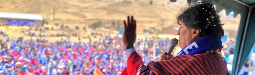 Evo Morales: Minha candidatura à presidência da Bolívia atende ao apelo de aliados e do povo