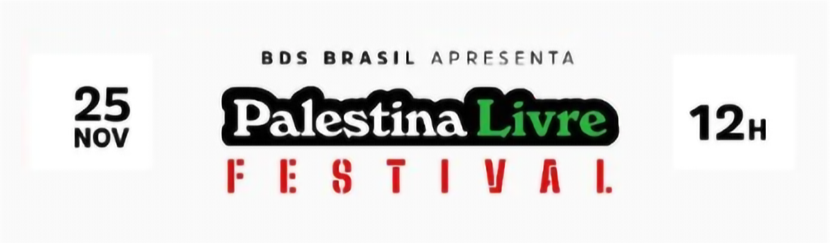 Arte e Cultura contra o Apartheid: Festival Palestina Livre é neste sábado (25), em SP