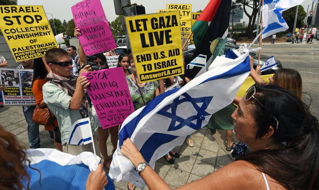 Da Casa Branca, responsáveis pelo apoio incondicional ao massacre em Gaza não consegue evitar as manifestações nos quatro cantos do país