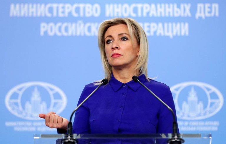 Russian Foreign Ministry Spokeswoman Maria Zakharova gives press briefing