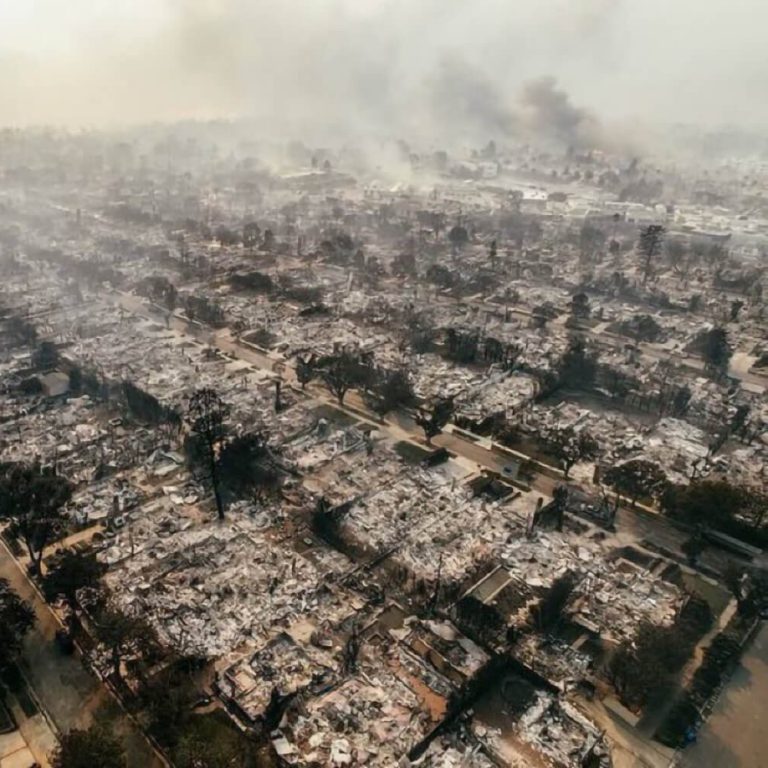 Los Angeles lembra Hiroshima Gaza; diferença é que moradores tiveram tempo para fugir